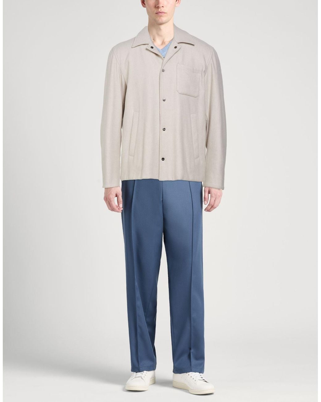 Herno White Jacket Recycled Wool, Lyocell, Polyamide, Polyurethane for men