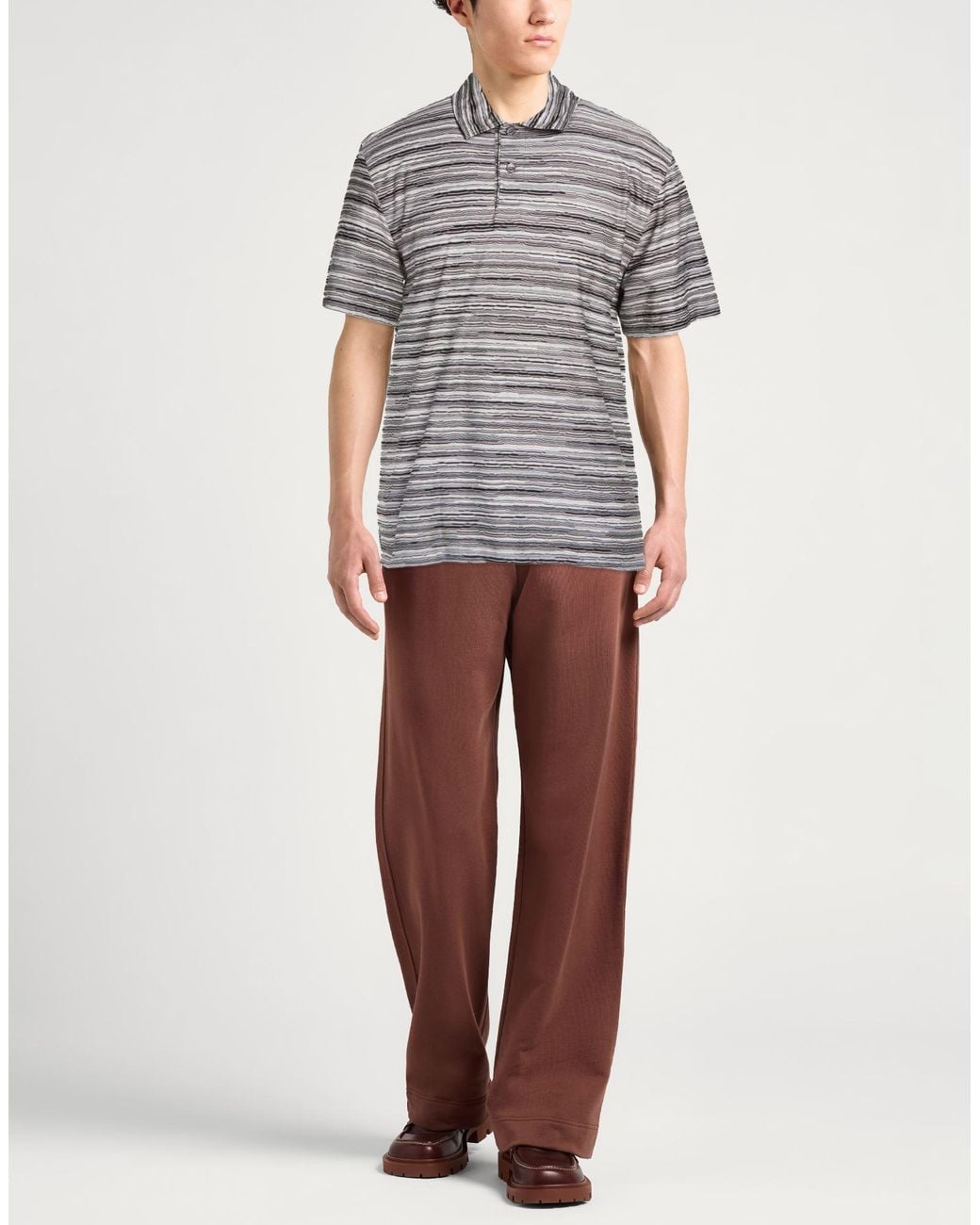 Polo Missoni de hombre de color Gray