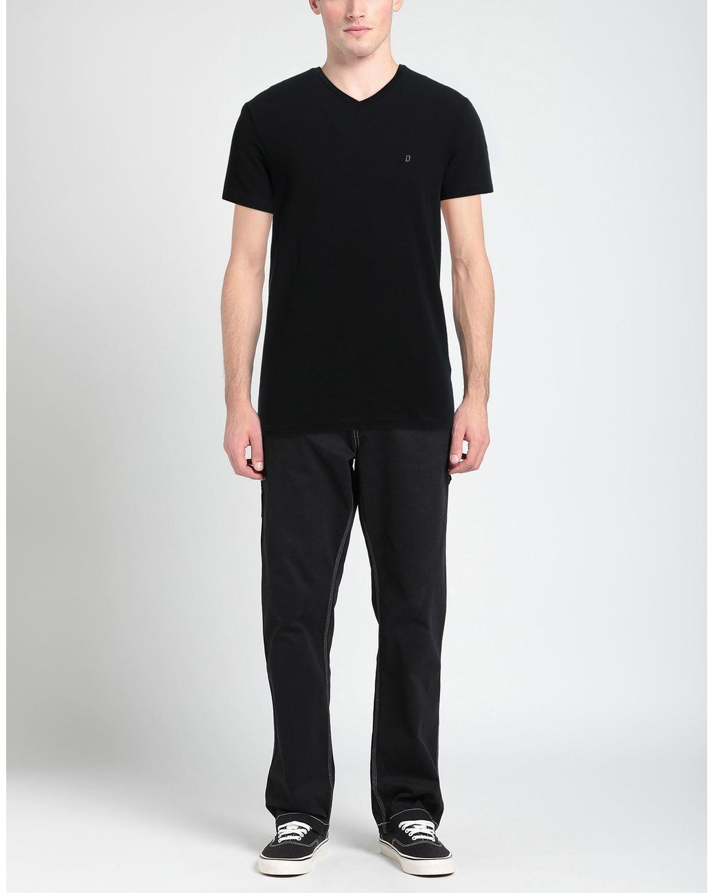 Dondup Black T-shirt for men