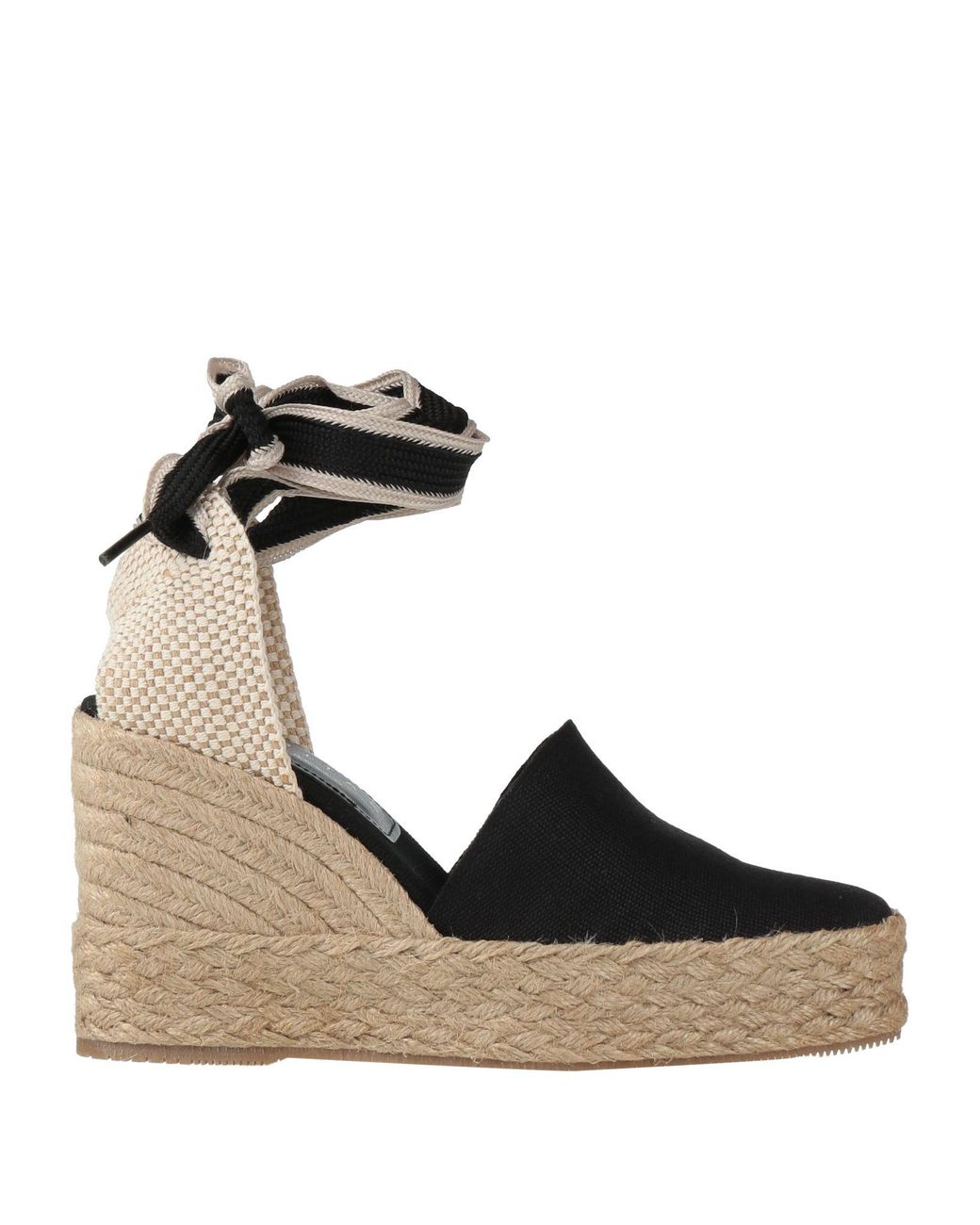 Palomitas By Paloma Barcelo' Black Espadrilles Textile Fibers