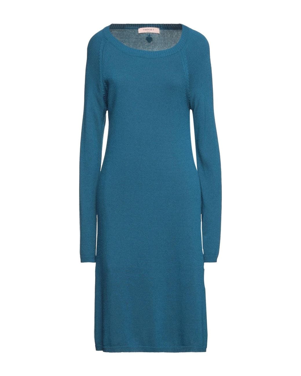 Twinset Blue Mini Dresses