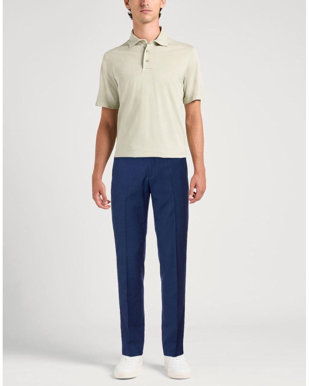 Isaia Blue Trouser for men