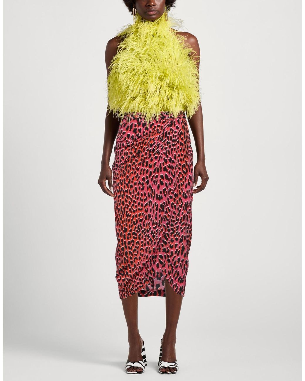 Zadig & Voltaire Red Midi Skirt