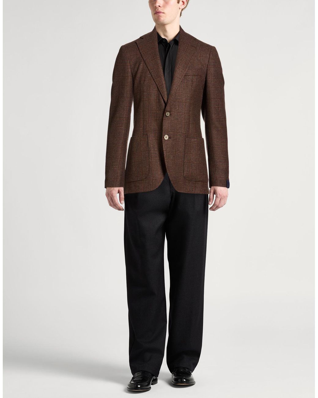 Santaniello Brown Blazer for men