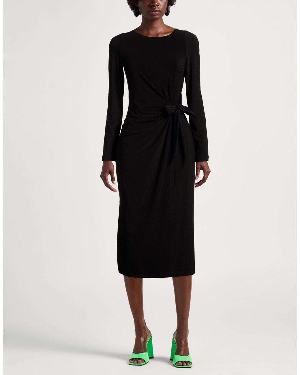 Robe Midi Maliparmi en coloris Black