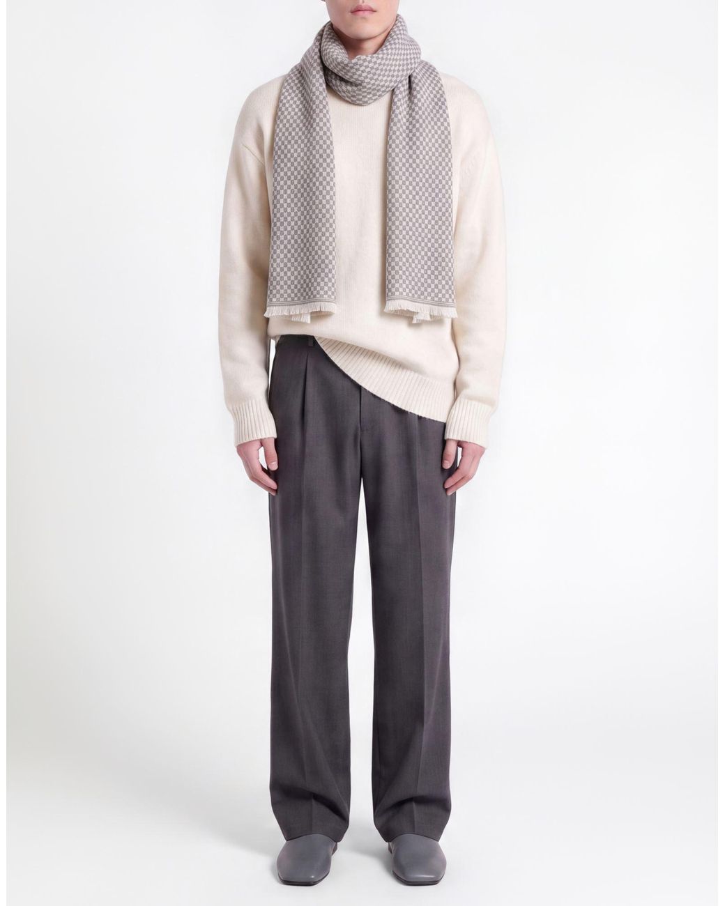 Façonnable Gray Scarf for men