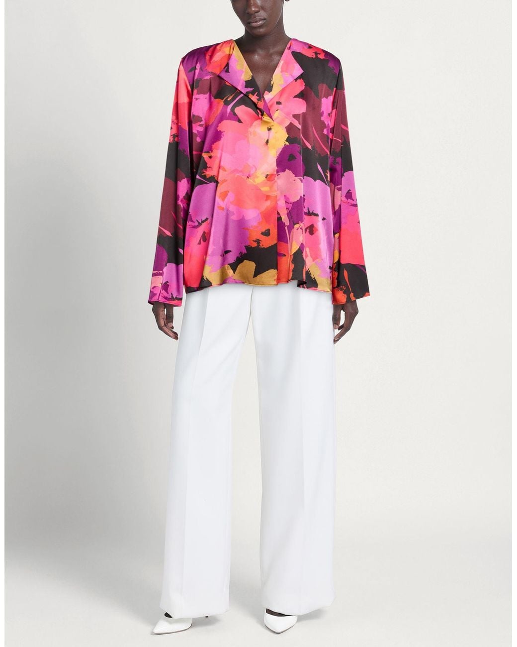 Joseph Ribkoff Pink Top Recycled Polyester, Elastane