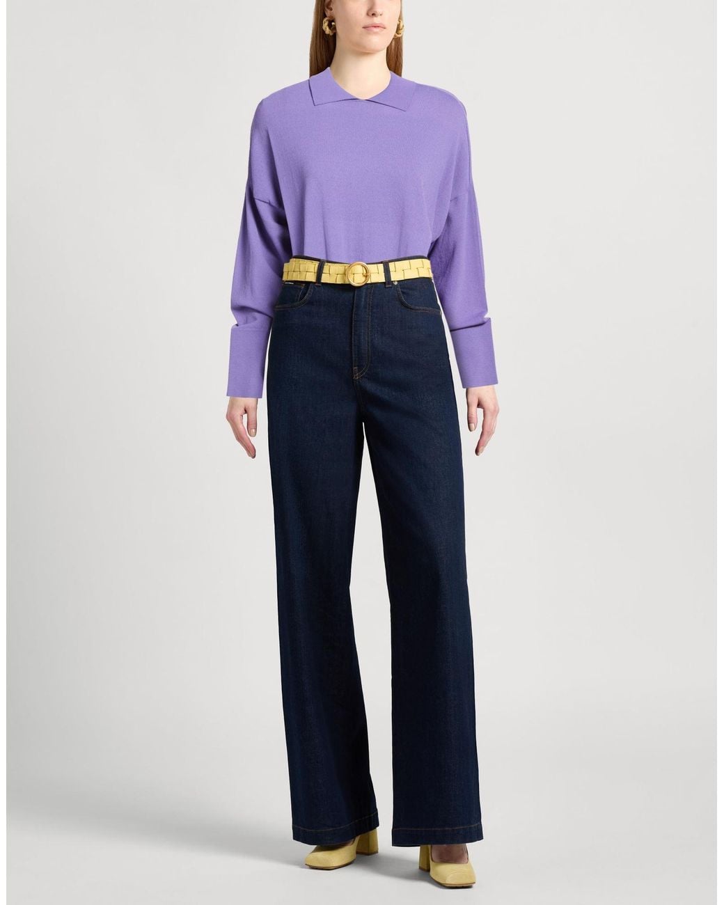 Liviana Conti Purple Sweaters