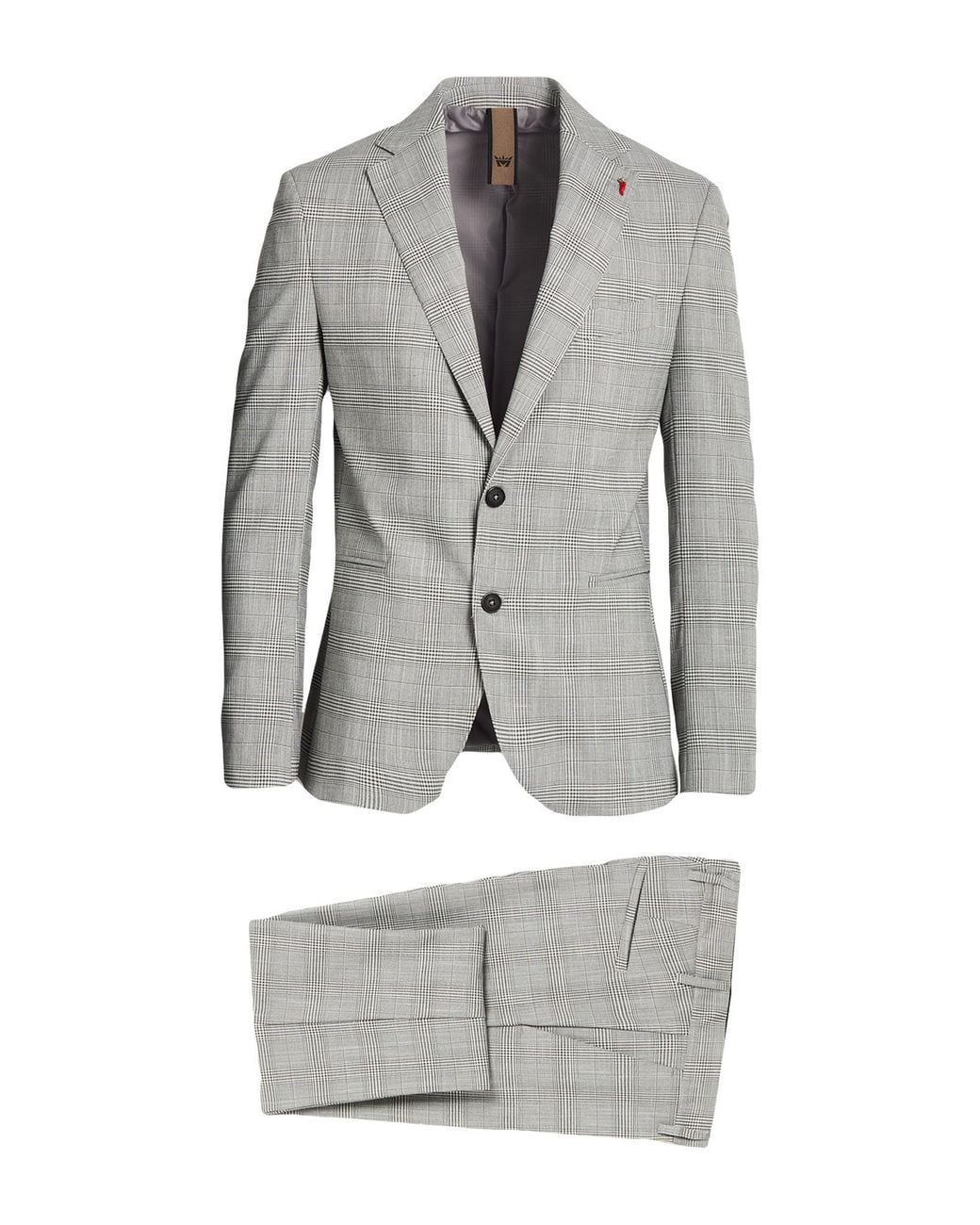 MULISH Gray Suits for men