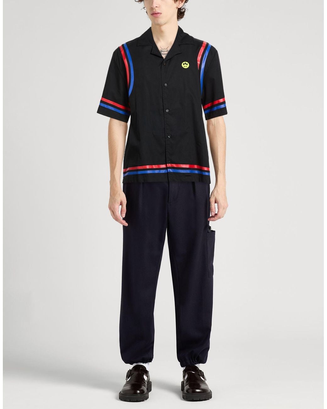 Camisa Barrow de hombre de color Blue