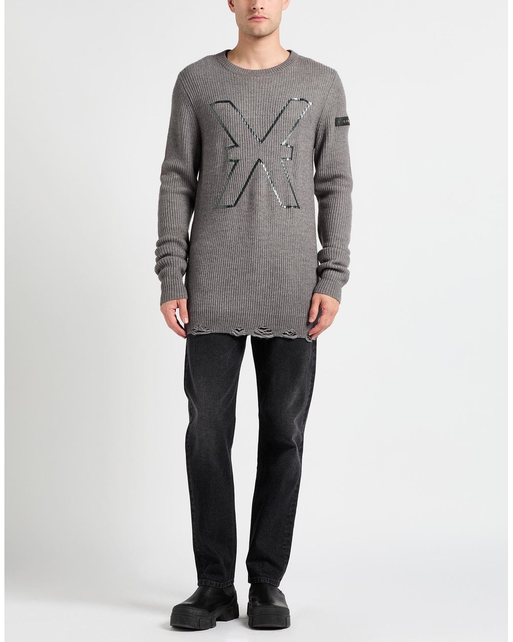 Pullover Richmond X de hombre de color Gray