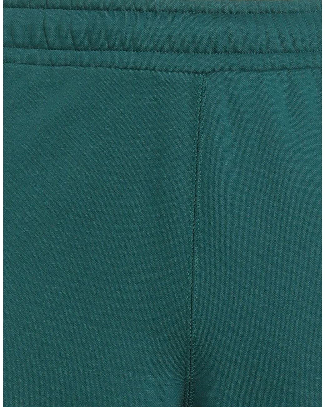PUMA Green Pants Cotton, Polyester for men