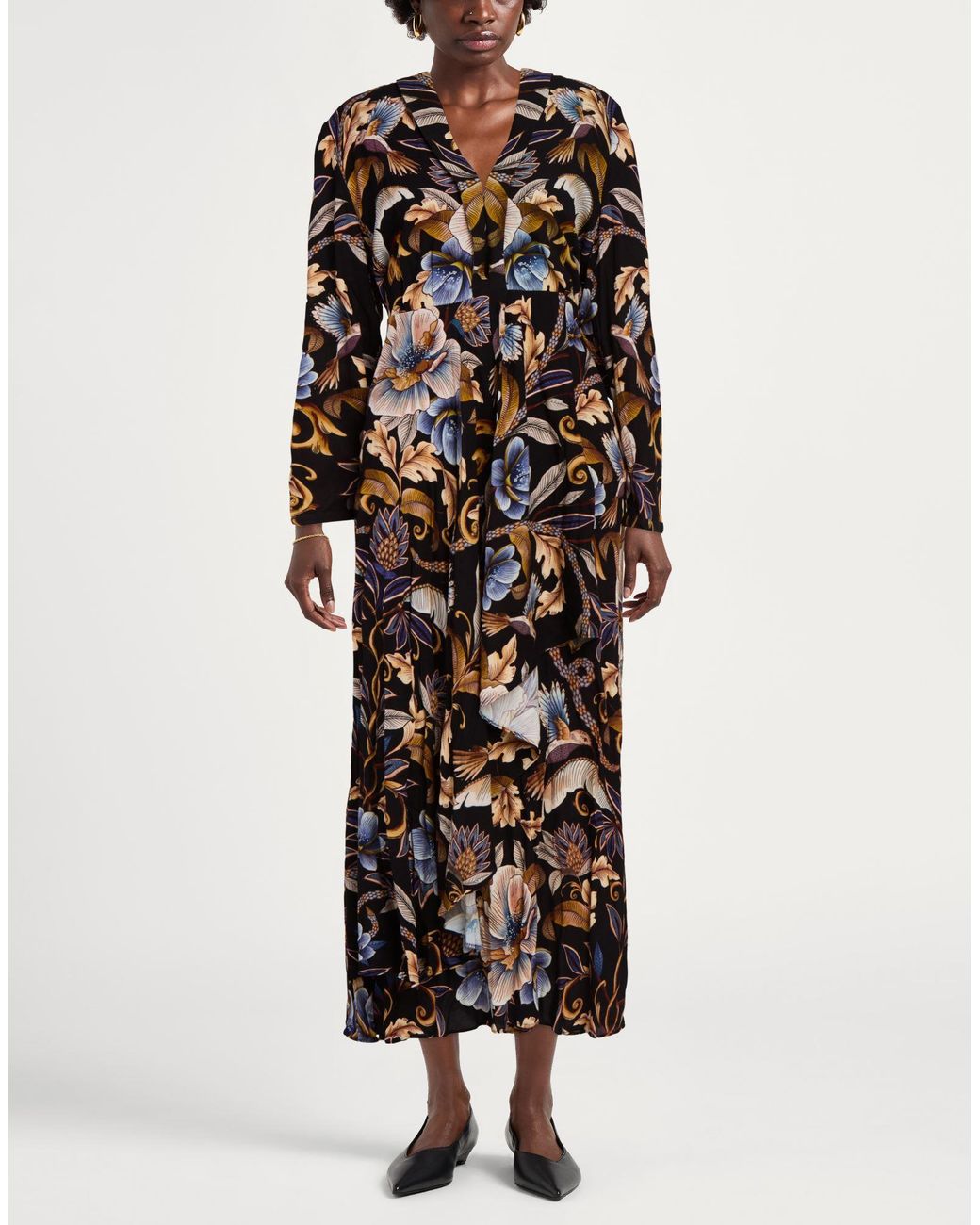 Farm Rio Black Maxi Dress