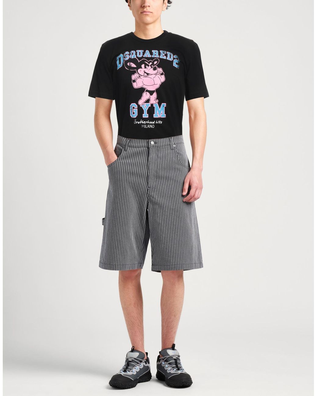 DSquared² Black T-shirt for men