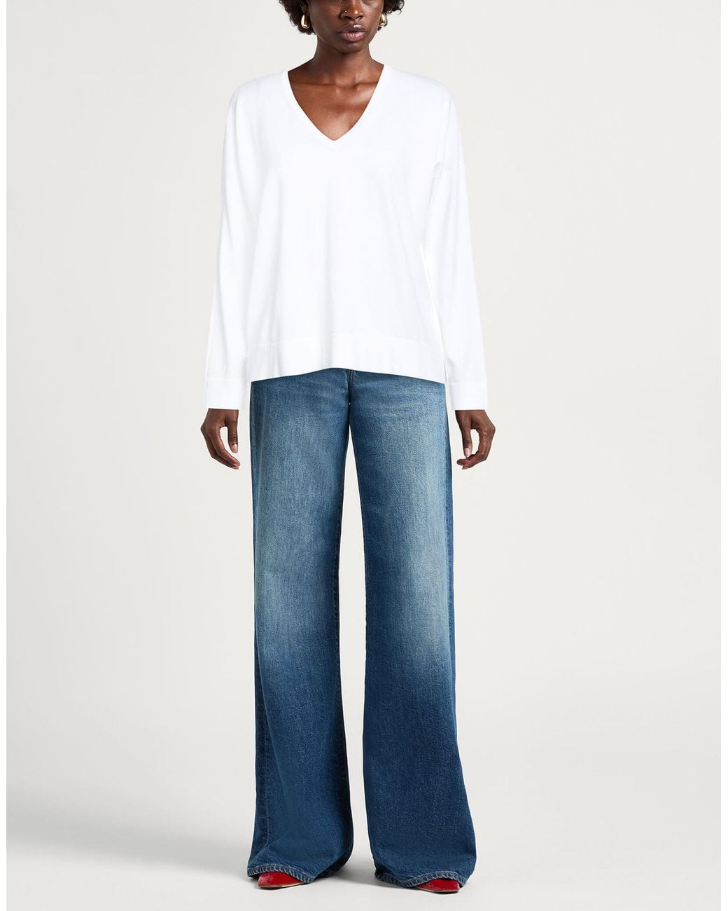 Gran Sasso White Jumper