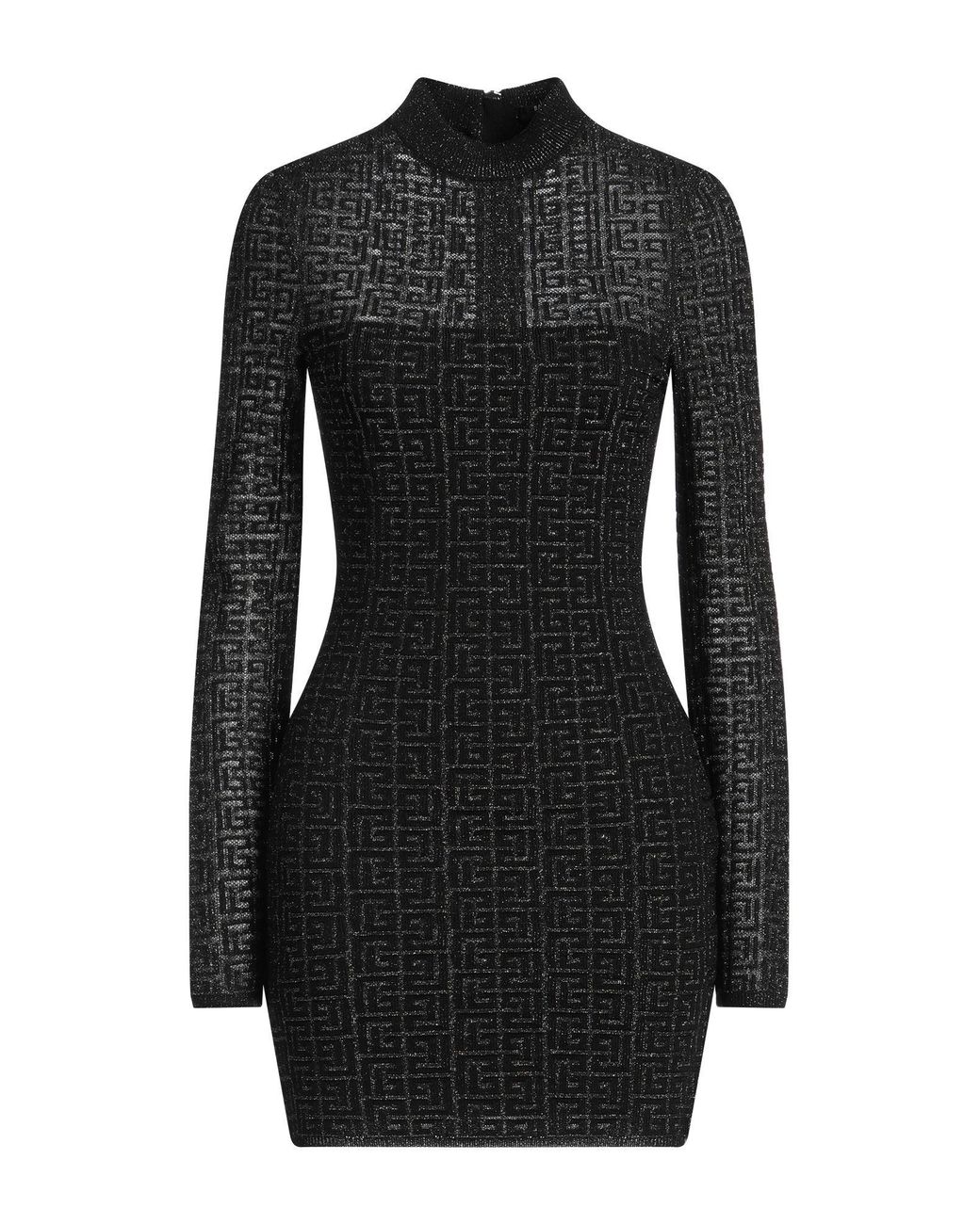 Balmain Black Mini Dress