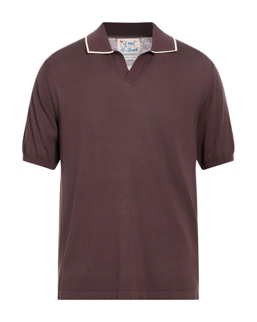 Polo Mc2 Saint Barth de hombre de color Purple