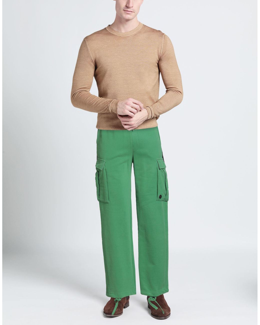 Burlington Green Pants Cotton for men