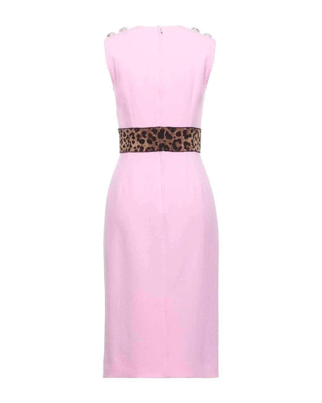 Dolce & Gabbana Pink Midi Dress