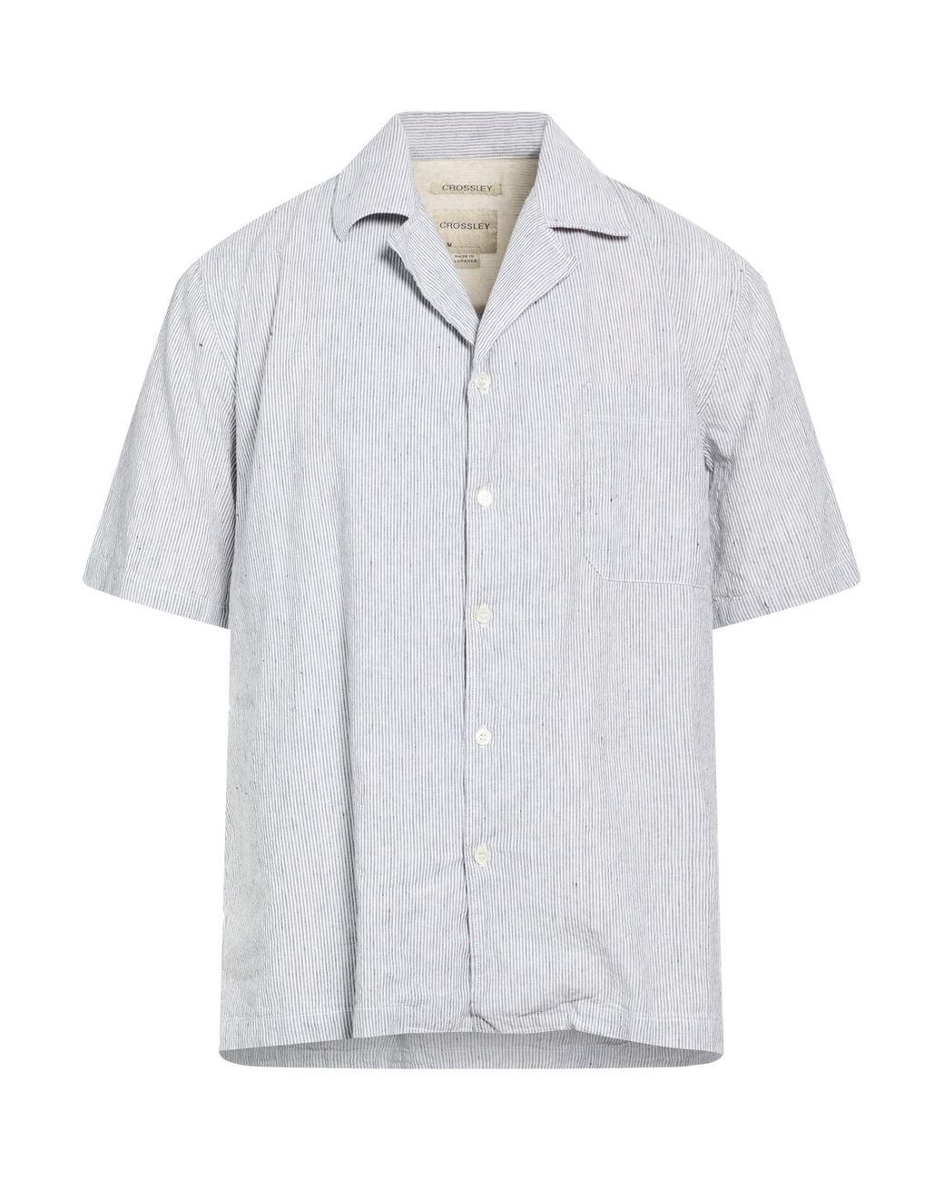 Crossley White Shirt Linen, Cotton for men
