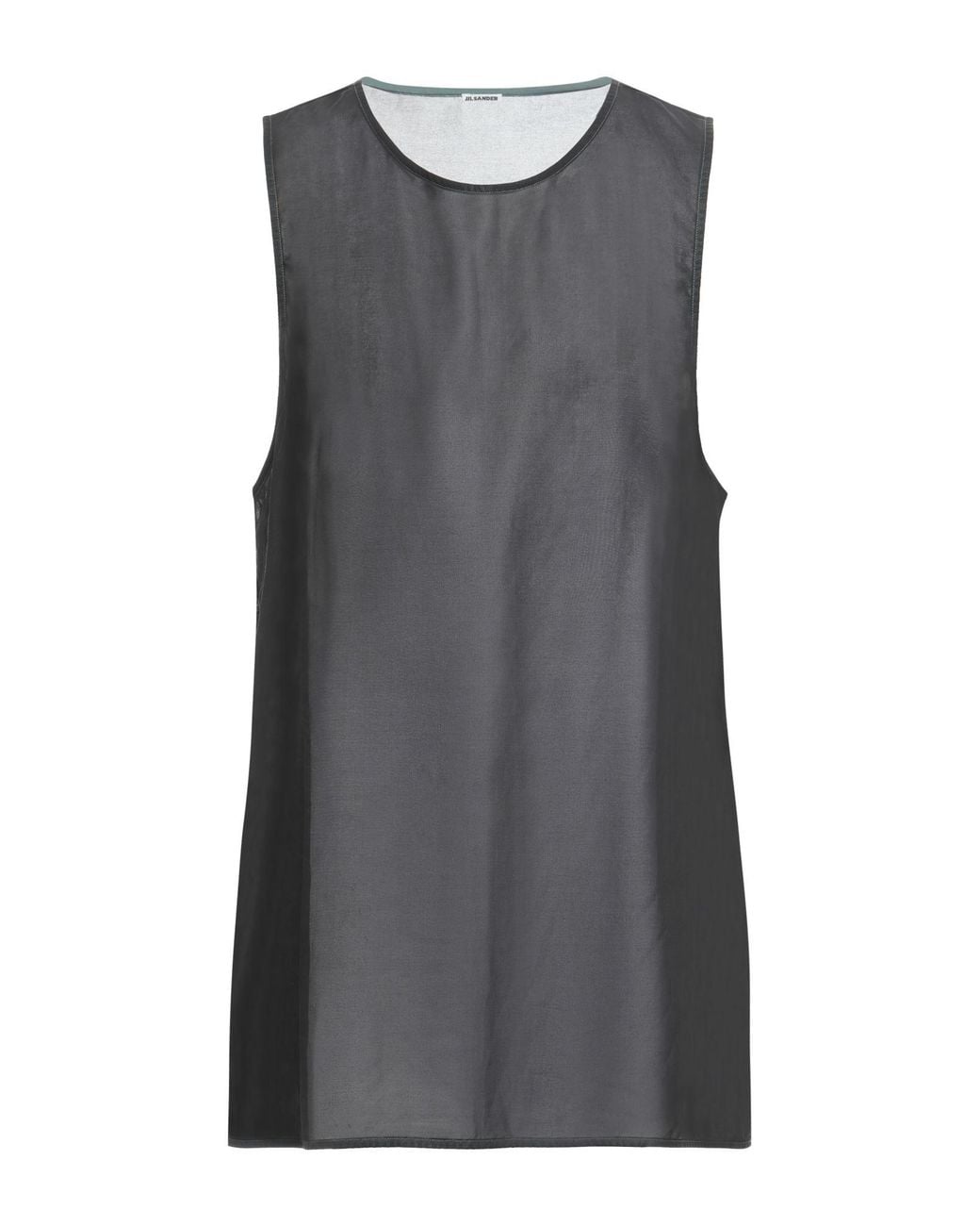 Jil Sander Gray Tank Top Cotton for men