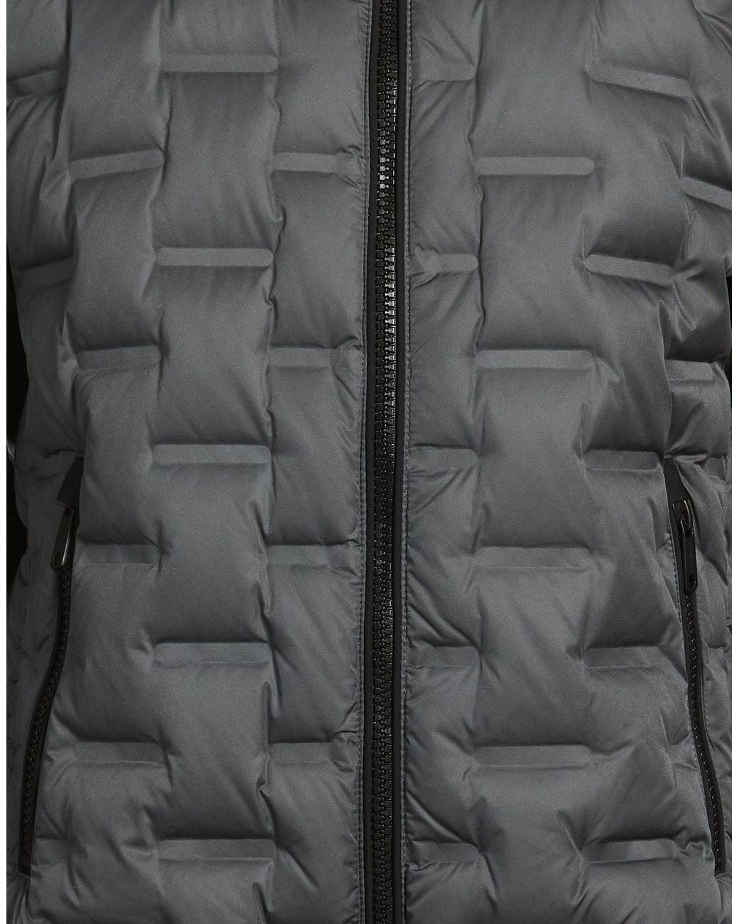Milestone Gray Puffer Polyester, Polyamide for men