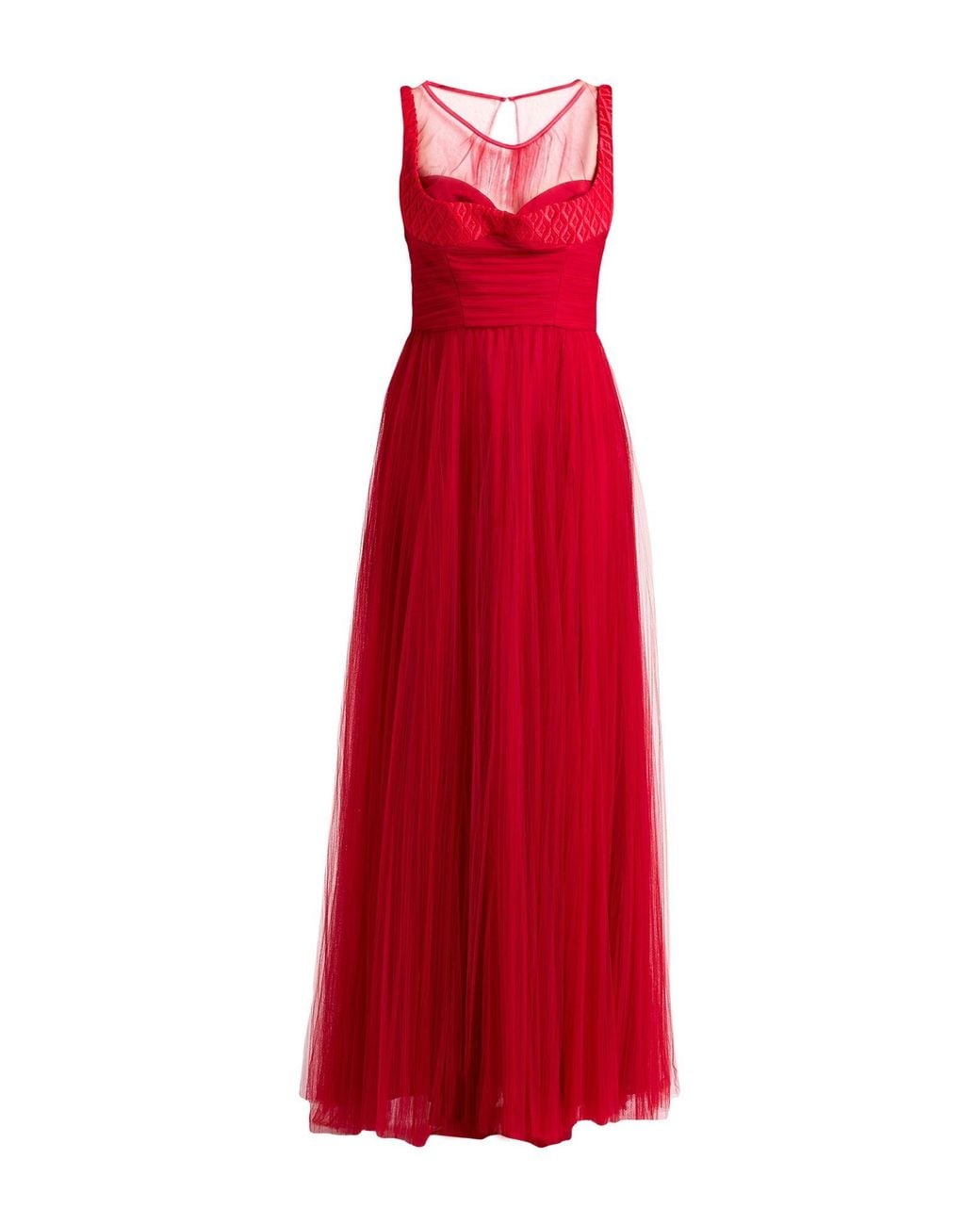 Elisabetta Franchi Red Maxi Dress
