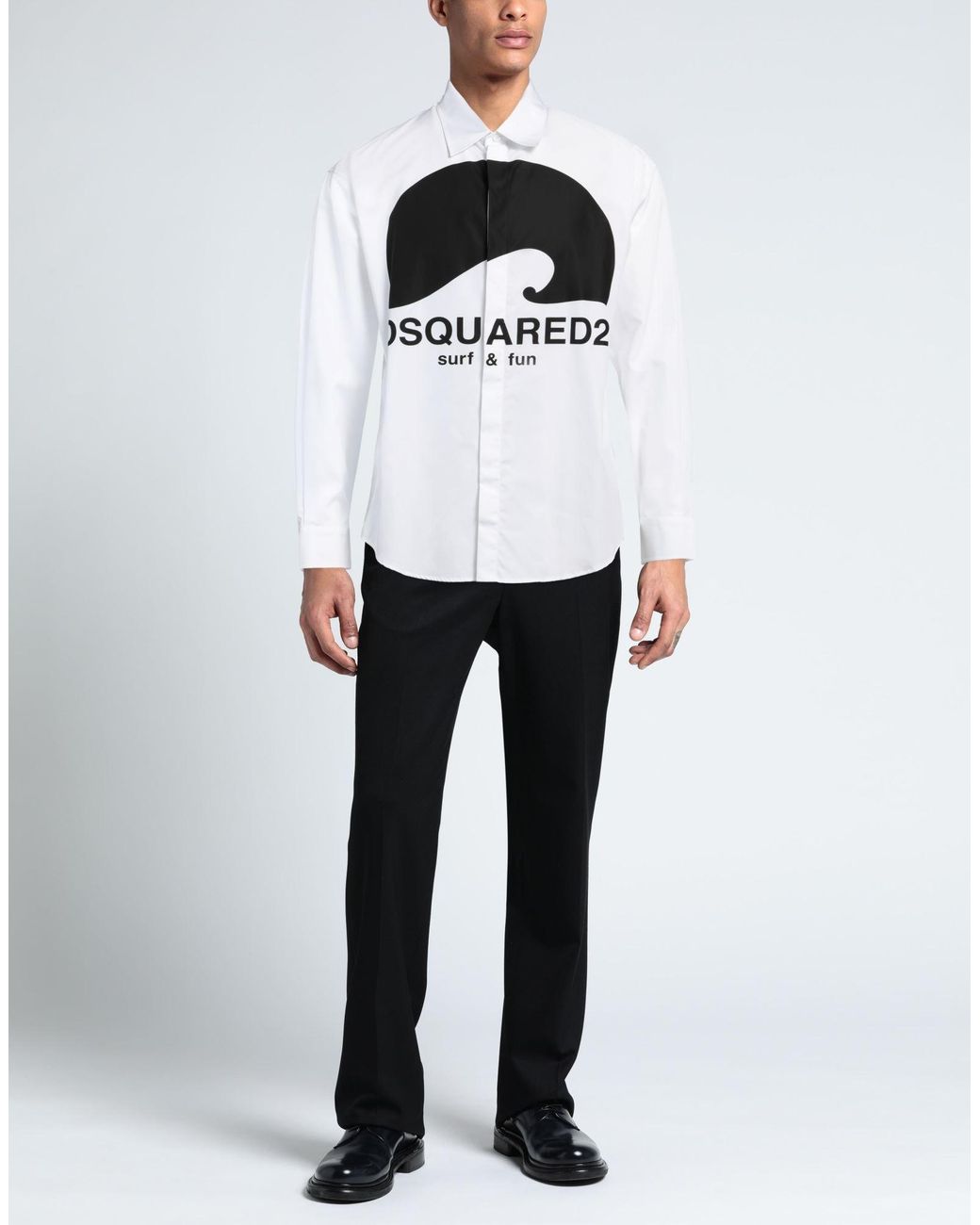 Chemise DSquared² pour homme en coloris White