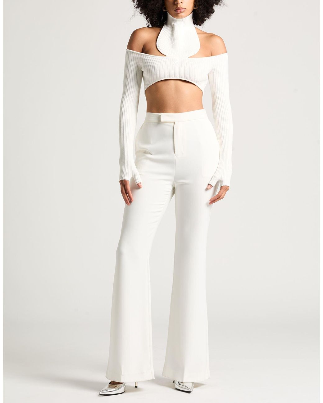 Courreges White Top Viscose, Polyester