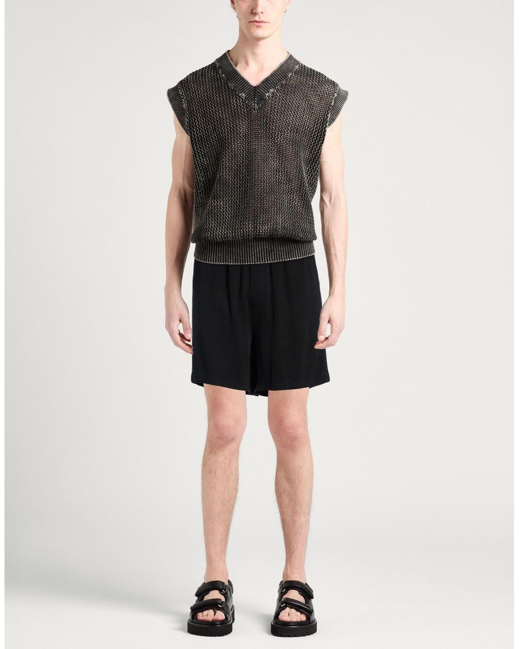 Represent Black Shorts & Bermuda Shorts Tencel for men