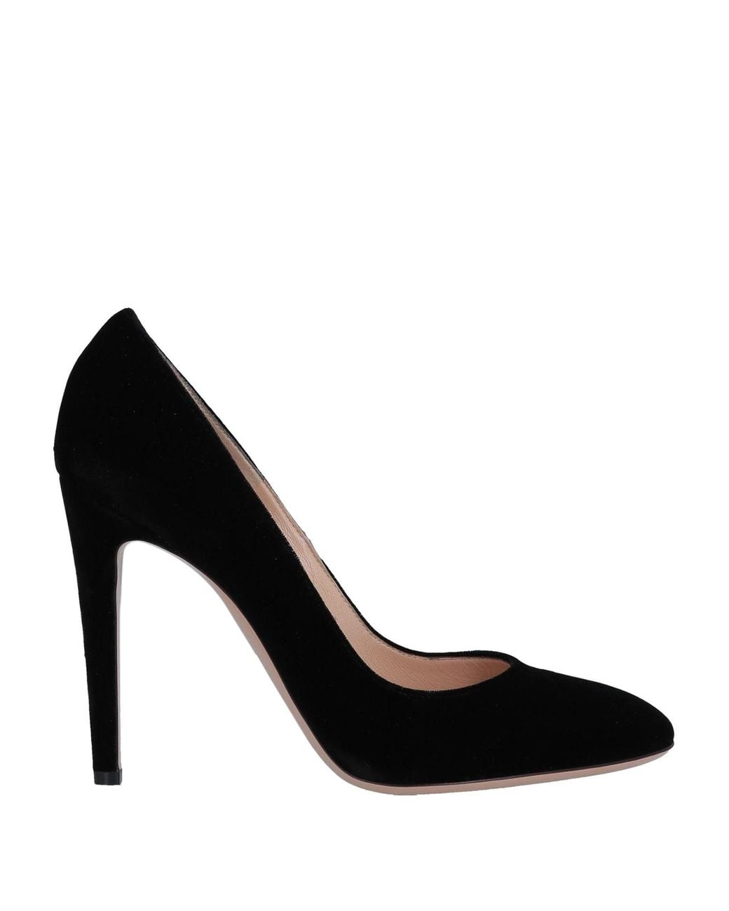 Gianvito Rossi Black Pumps Textile Fibers