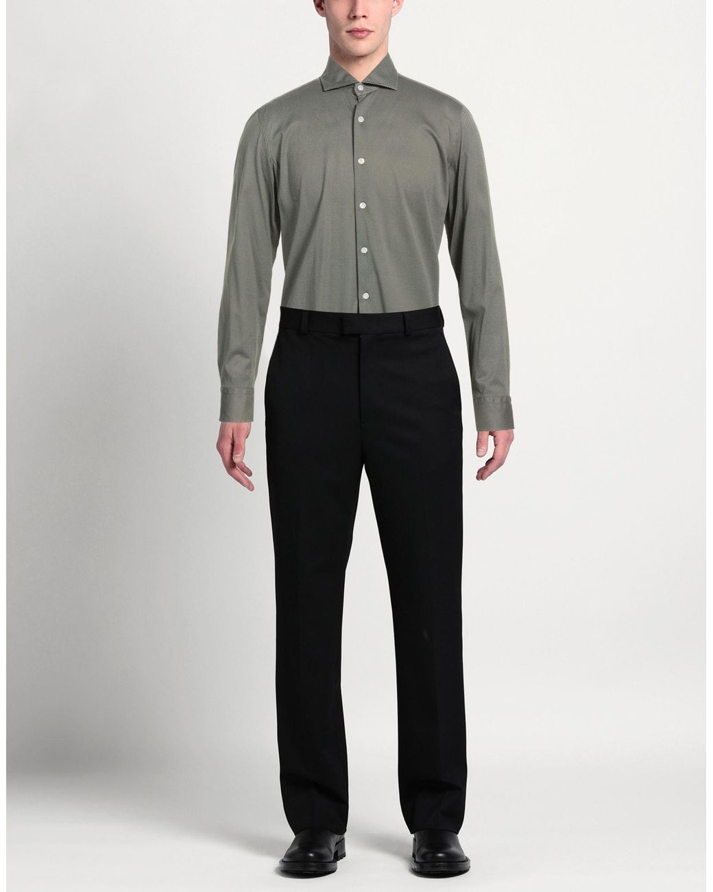 Sonrisa Gray Shirt Cotton for men