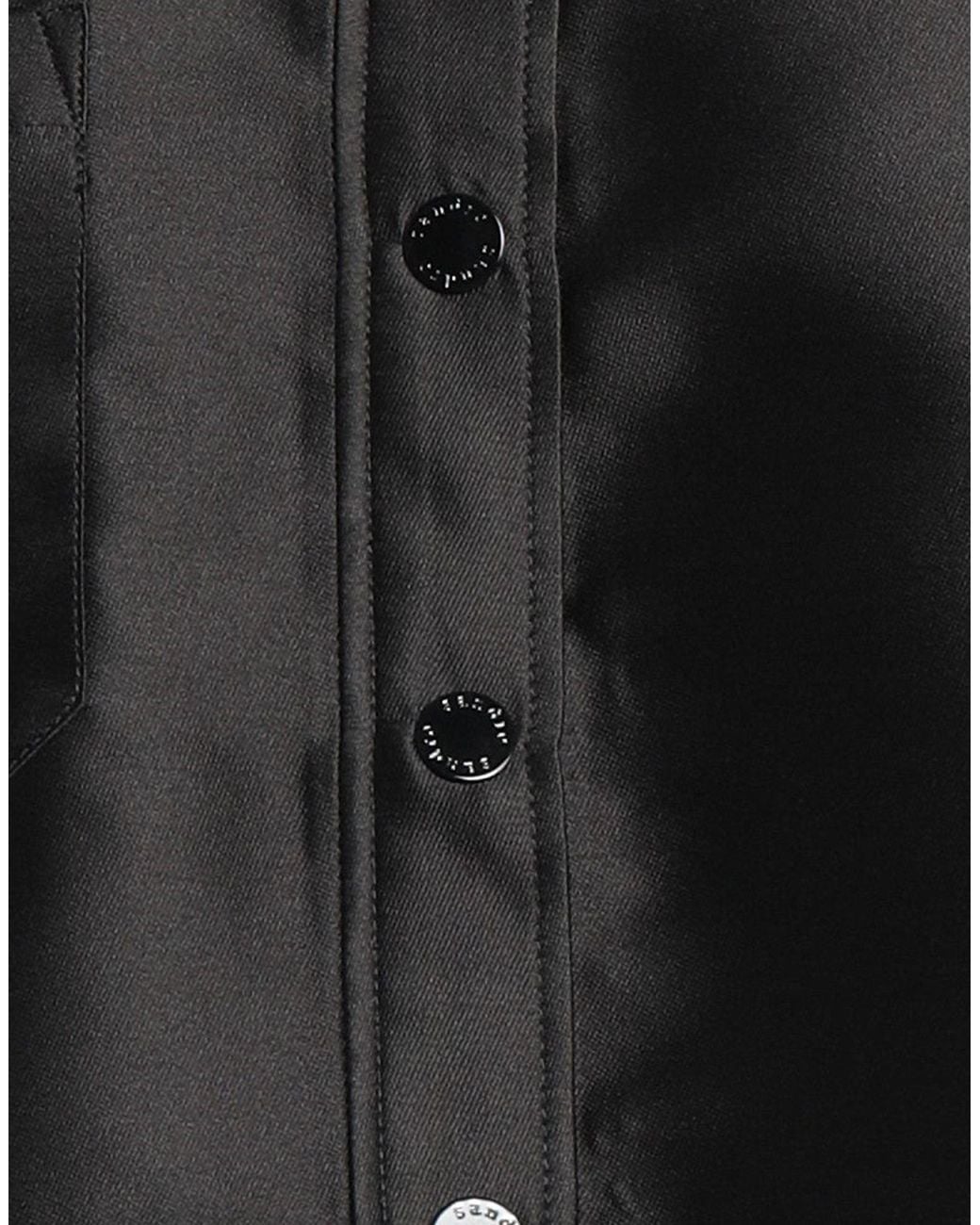 Sandro Black Shirt Polyester, Silk