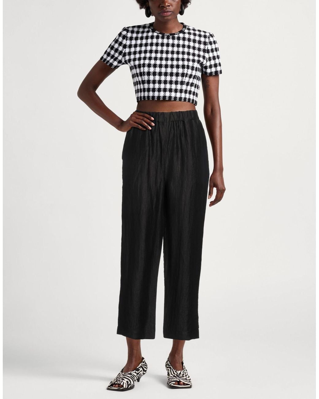Alpha Studio Black Trouser