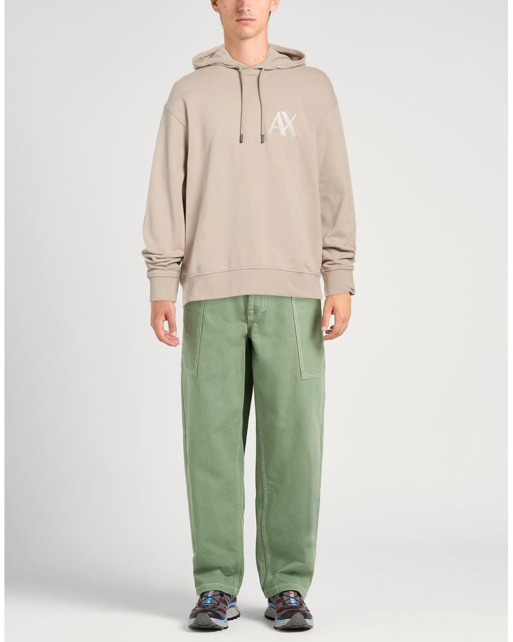 ARMANI EXCHANGE Natural Sweatshirt Cotton for men