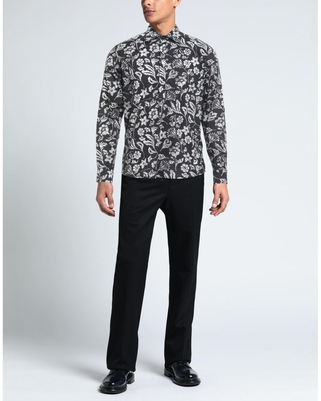 Daniele Alessandrini Gray Shirt for men