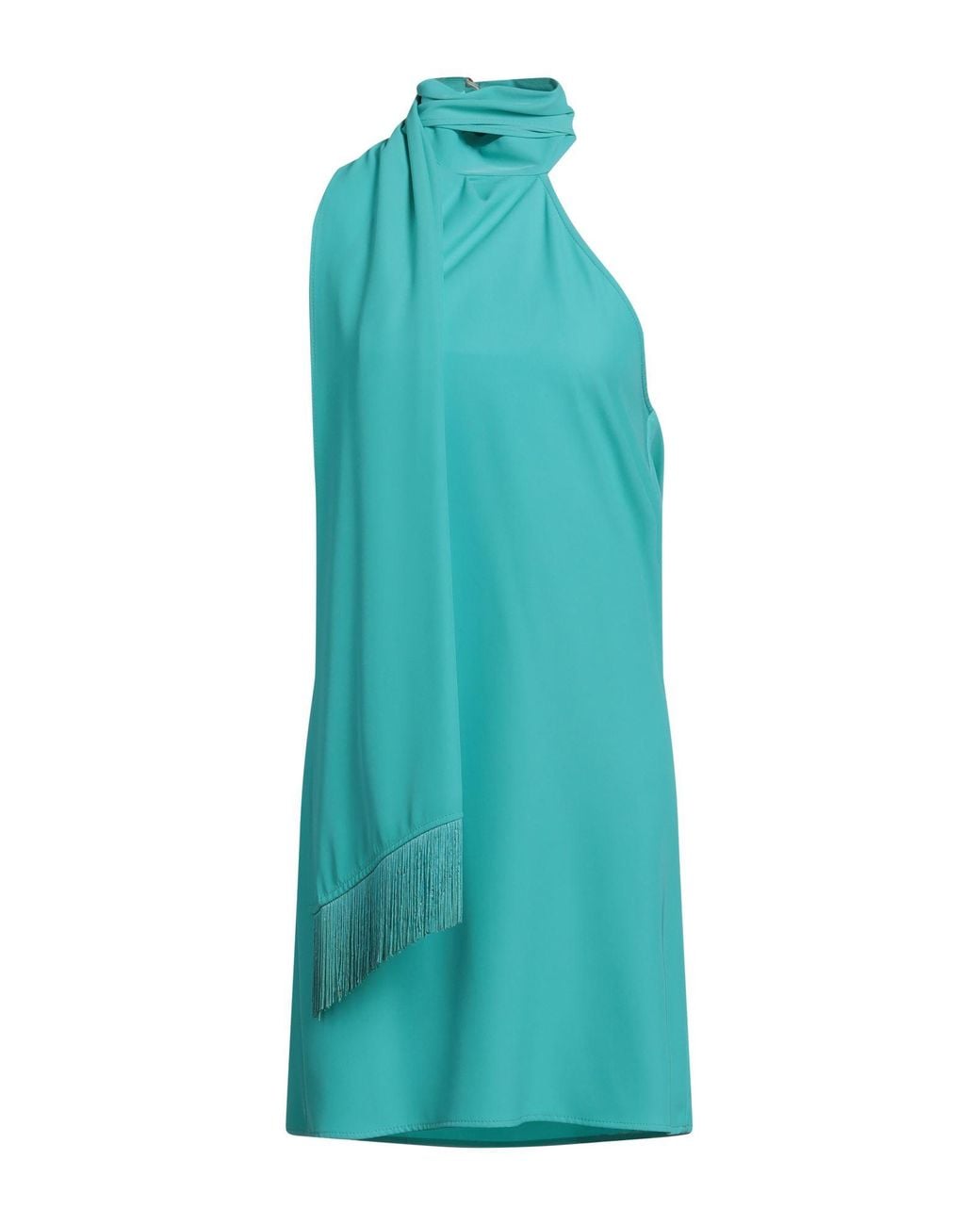ViCOLO Blue Mini Dress Polyester, Elastane