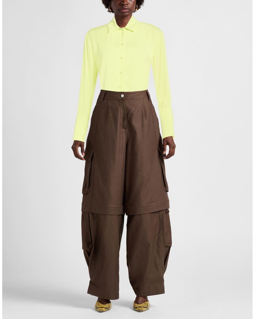 Patrizia Pepe Yellow Shirts