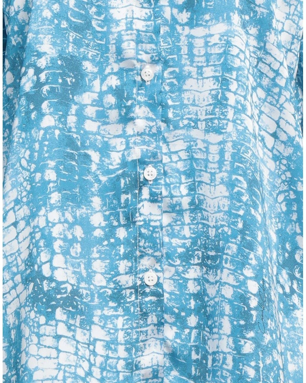 Roberto Cavalli Blue Shirt