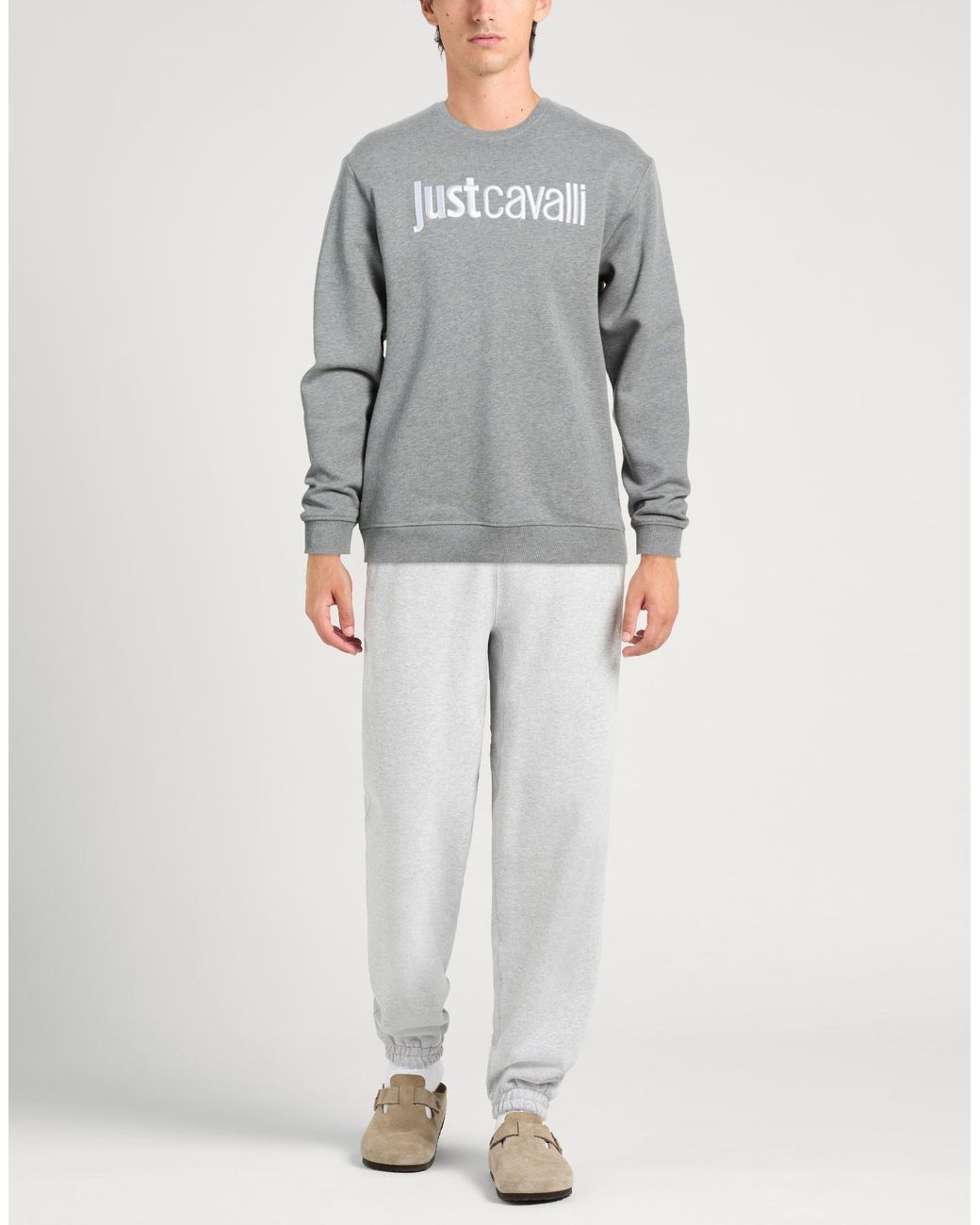 Just Cavalli Gray Sweatshirts for men