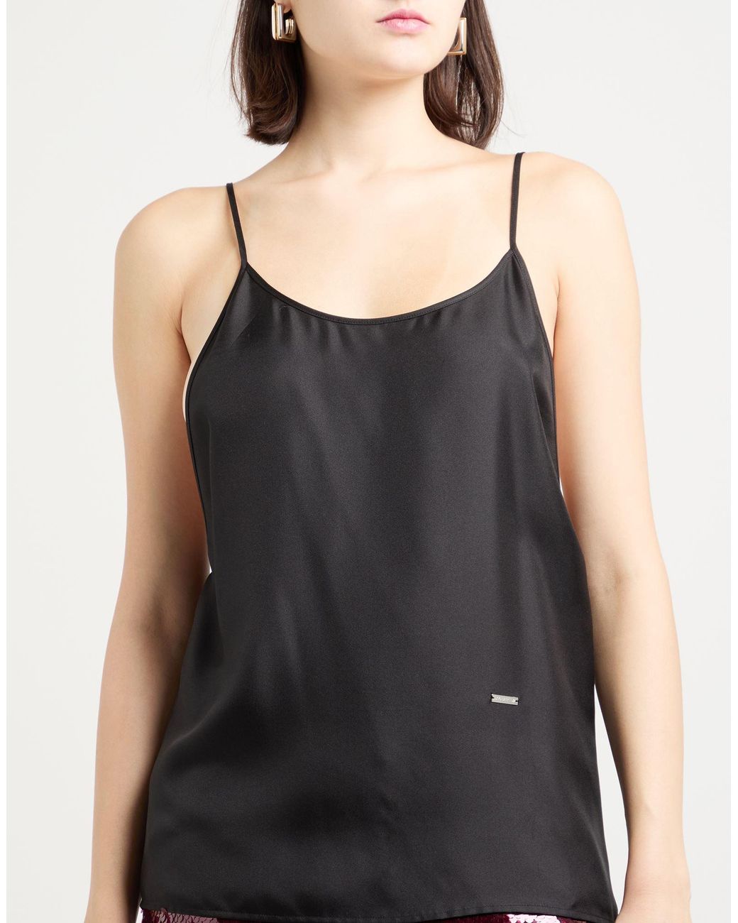 DSquared² Black Top Silk