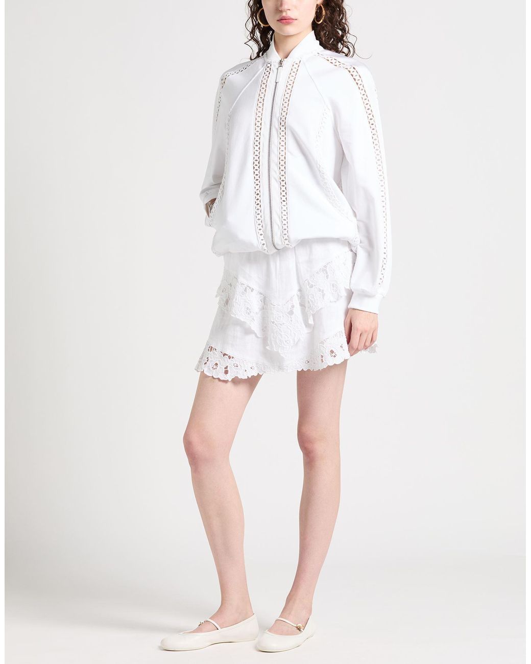 Alberta Ferretti White Sweatshirt