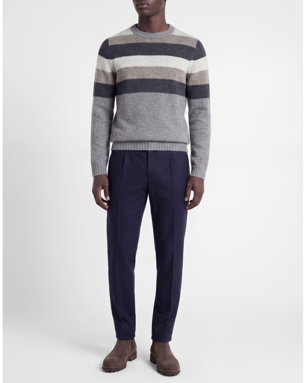 Messagerie Gray Sweater Wool for men