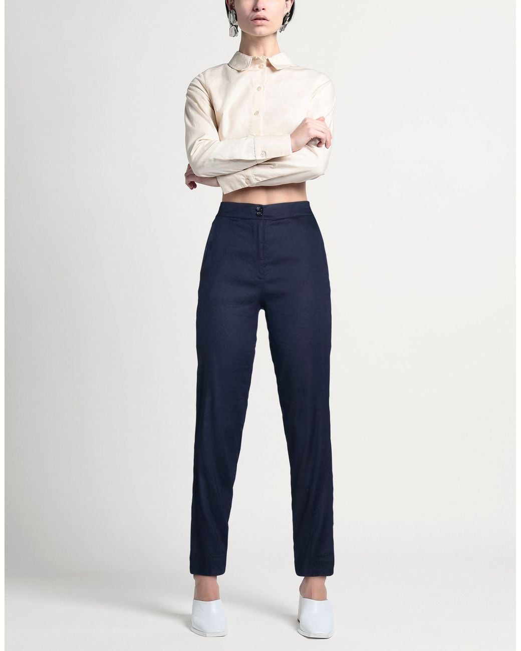 ALESSIA SANTI Blue Trouser