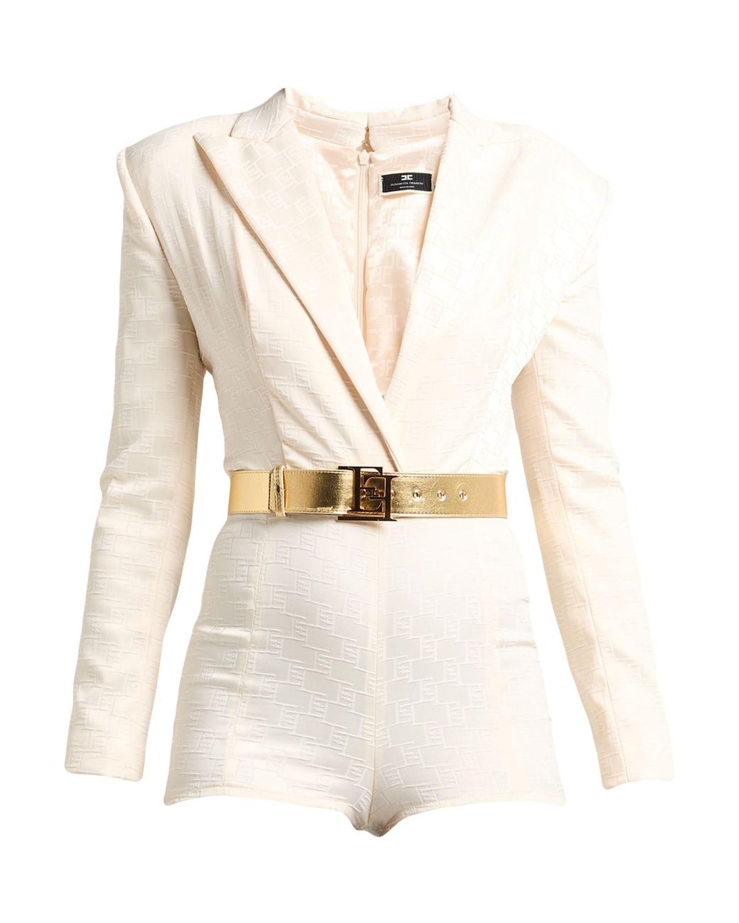 Elisabetta Franchi Natural Playsuits