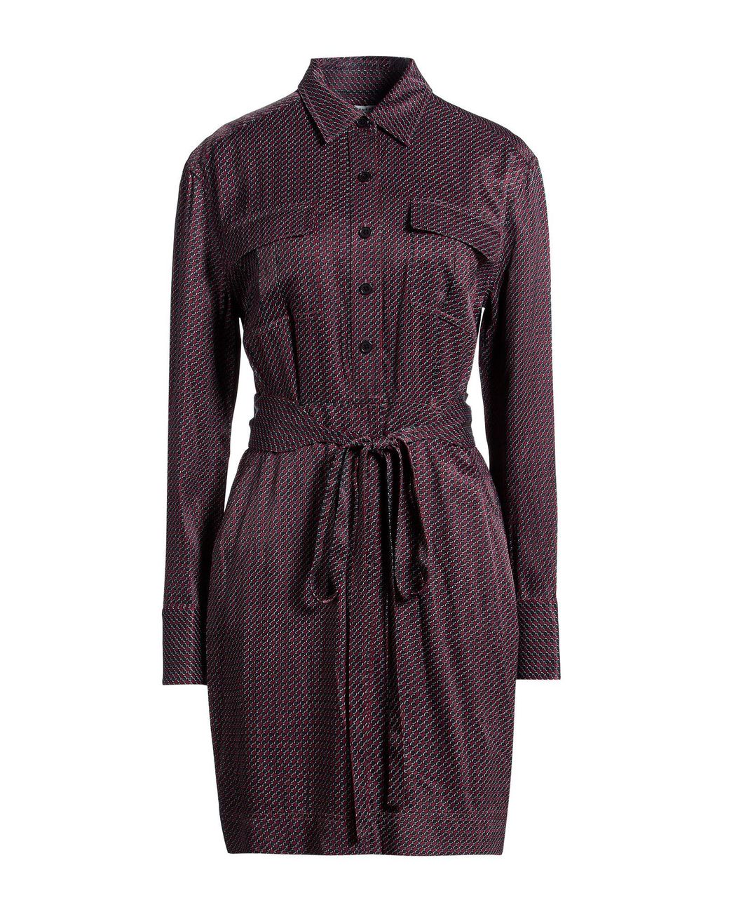 Equipment Purple Mini Dress