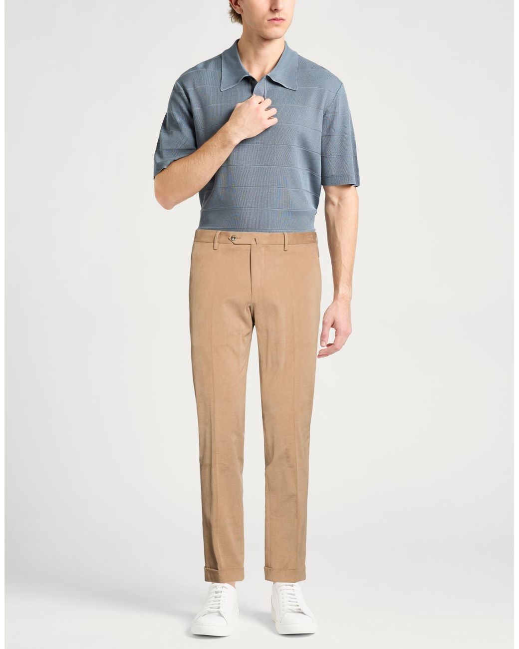 PT Torino Natural Pants Cotton, Elastane for men