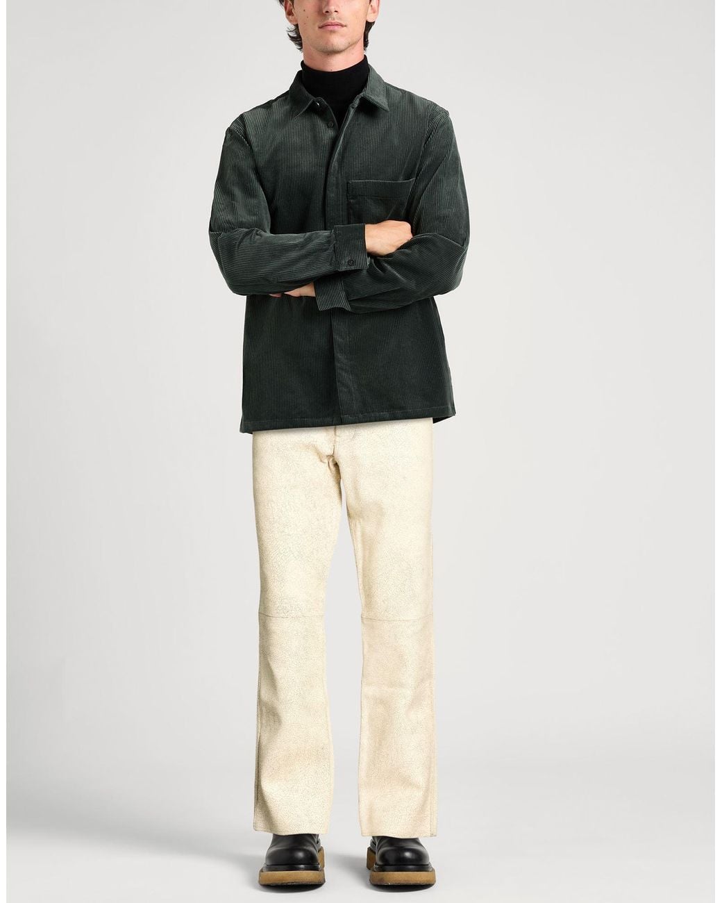 Guess Natural Pants Lambskin for men