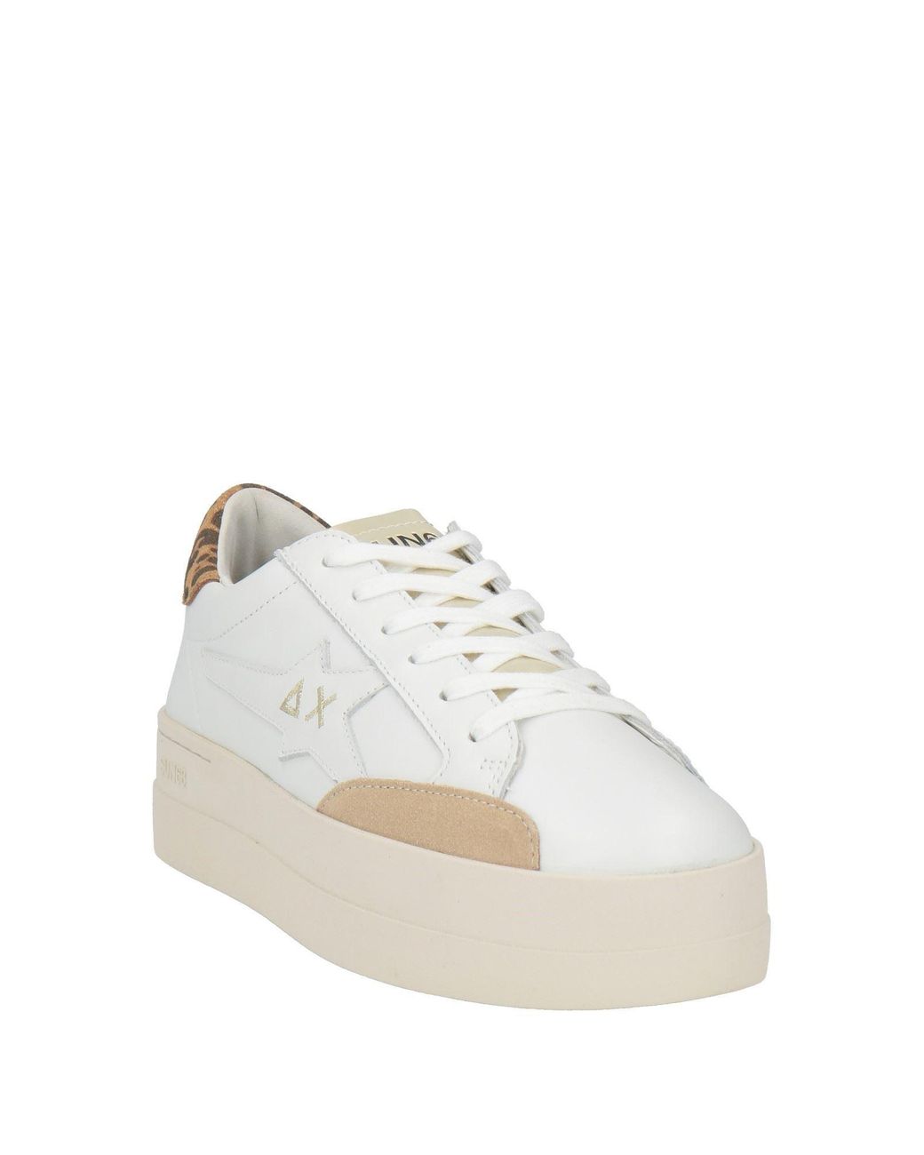 Sun 68 White Trainers