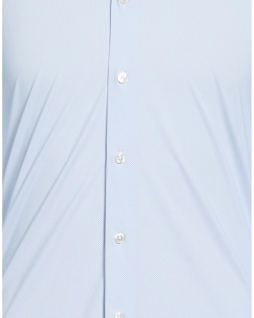 Rrd Blue Shirt Polyamide, Elastane for men